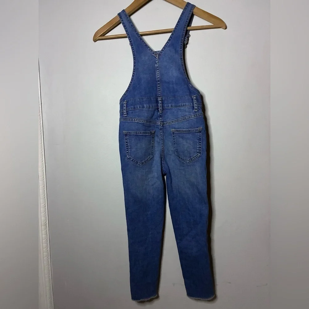 OshKosh B'gosh Classic Blue Denim Overalls Sz 6/6X